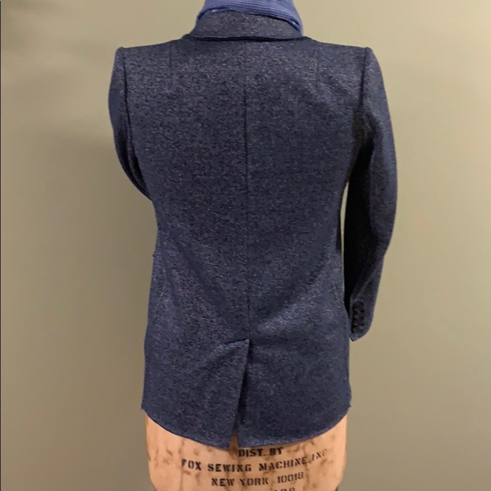 Banana republic blue tweed wool blazer - Picture 5 of 7